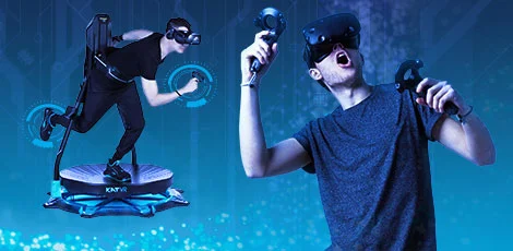 Juegos de Realidad Virtual en Flyers Jump and Fun en Mexicali.